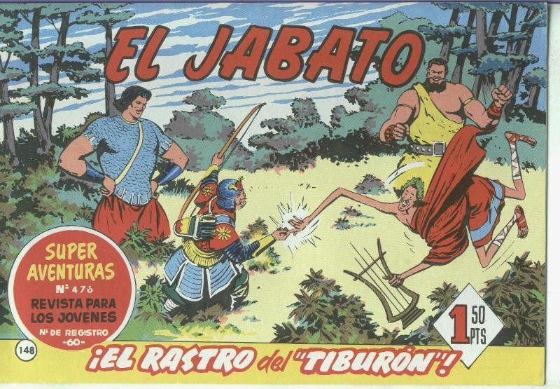 El Jabato facsimil numero 148: El rastro del tiburon