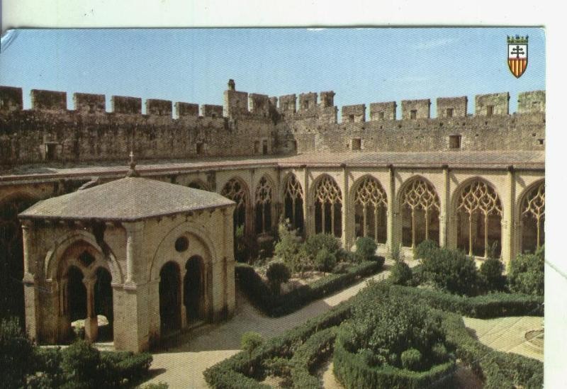 Postal 004395 : Monasterio de Santes Creus: Claustro gotico y Templete