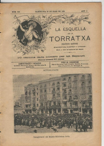 La esquella de la Torratxa numero 0846 del 29.3.1895