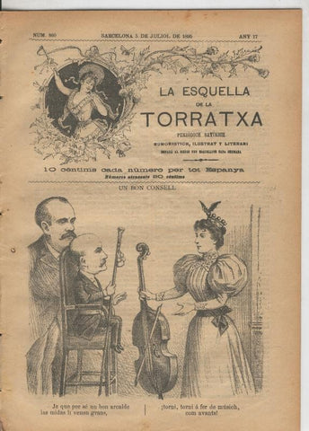 La esquella de la Torratxa numero 0860 del 5.7.1895