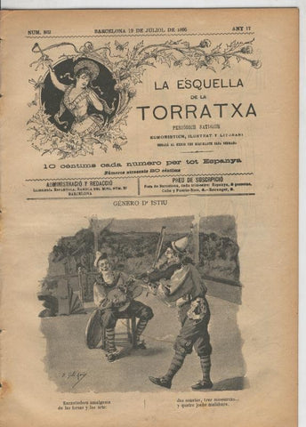 La esquella de la Torratxa numero 0862 del 19.7.1895