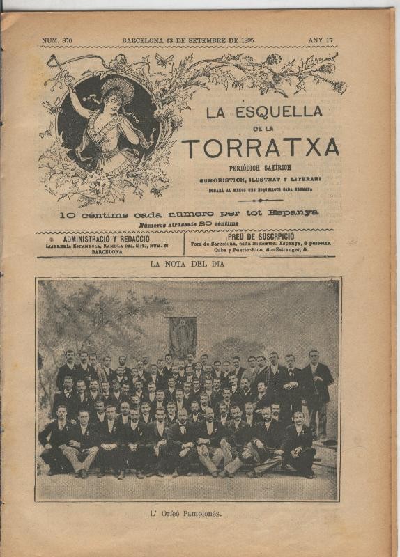 La esquella de la Torratxa numero 0870 del 13.9.1895