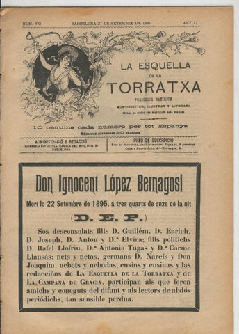 La esquella de la Torratxa numero 0872 del 27.9.1895
