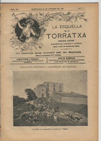 La esquella de la Torratxa numero 0876 del 25.10.1895
