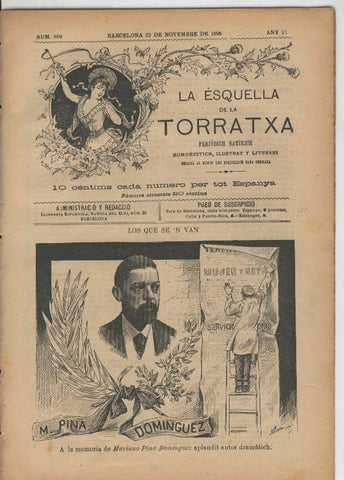 La esquella de la Torratxa numero 0880 del 22.11.1895