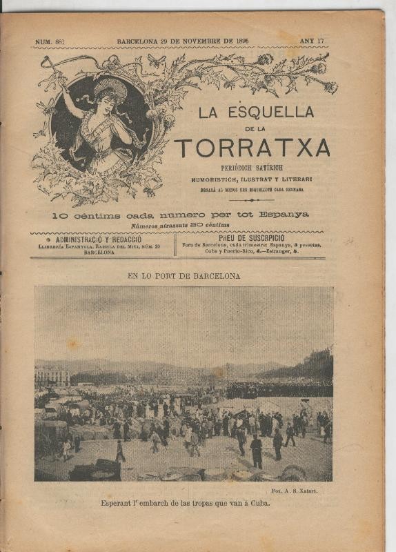 La esquella de la Torratxa numero 0881 del 29.11.1895