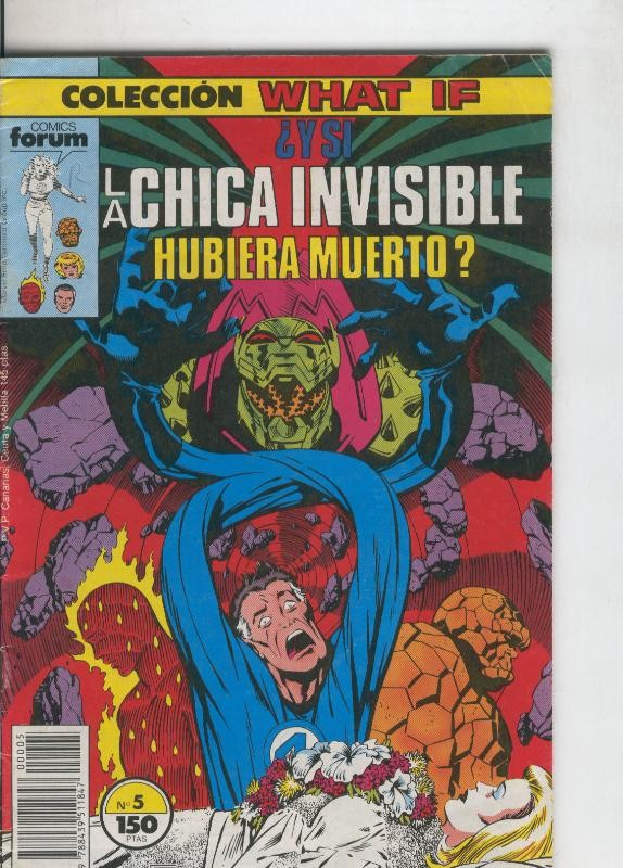 What If volumen 1 numero 05: Los 4 Fantasticos y La chica invisible