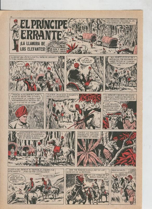 El Principe Errante: La llanura de los elefantes (Carrion)