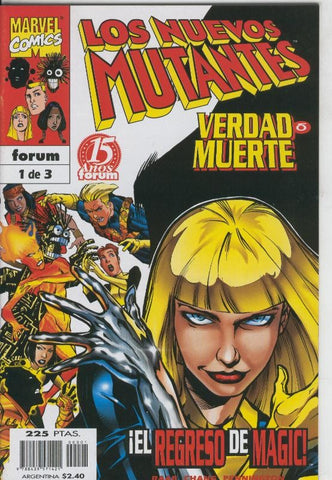 Los Nuevos mutantes: Verdad o muerte, coleccion