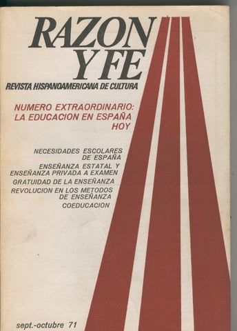 Razon y fe sept-octubre 1971
