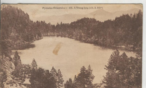 Postal 009116: Pyrenees Orientales: Etang long
