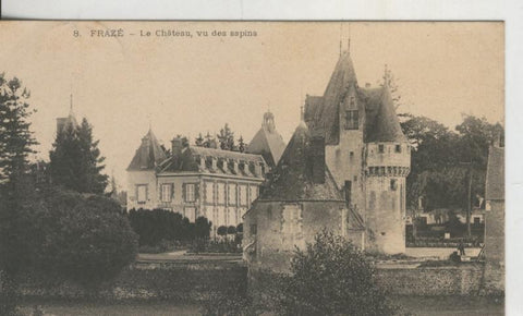 Postal 009121: Fraze - Le chateau, vu des sapins