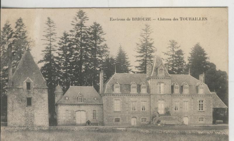 Postal 009129: Environs de Briouze - Chateau des Tourailles