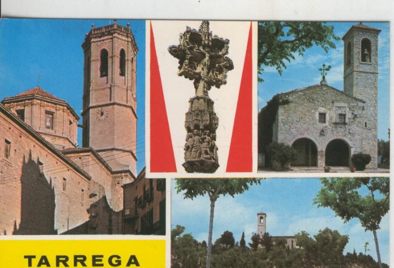 Postal 009151: Tarrega, vistas varias