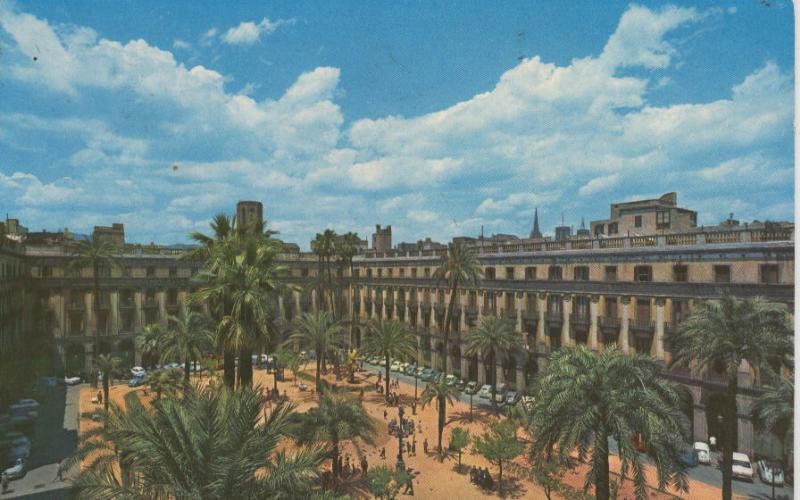 Postal 009167: Plaza Real, Barcelona