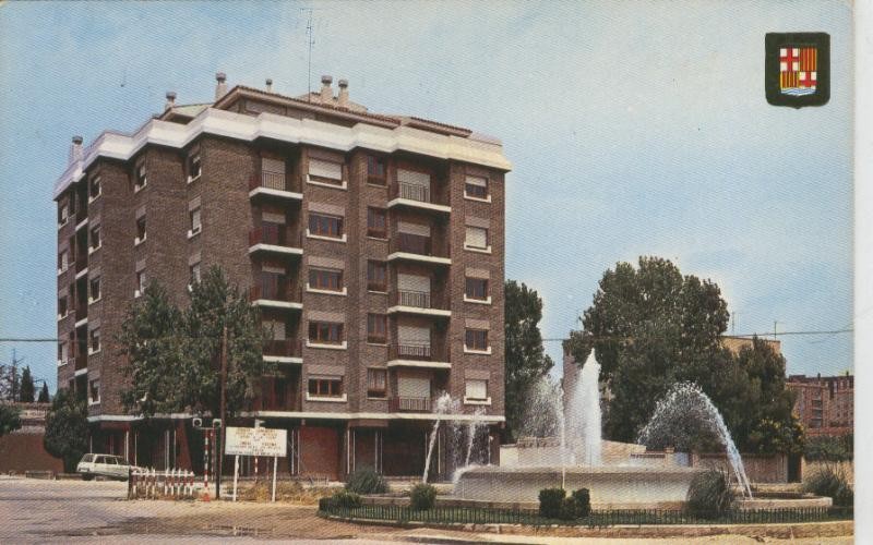 Postal 009168: Fuente Luminosa del paseo Verdaguer de Igualada, Barcelona