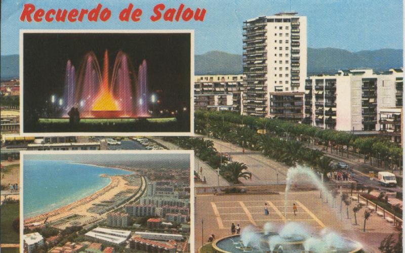 Postal 009173: Vistas varias de Salou, Tarragona