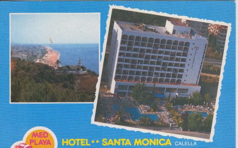Postal 009178: Hotel Santa Monica de Calella, Barcelona