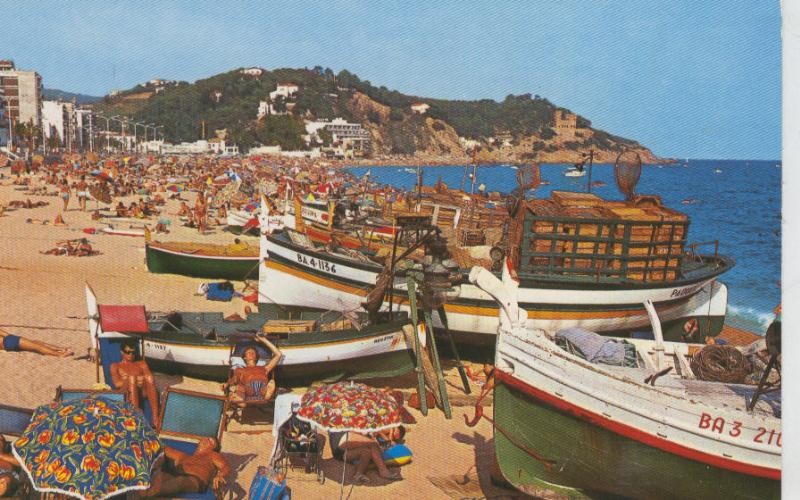 Postal 009179: Playa de Lloret de Mar, Costa Brava