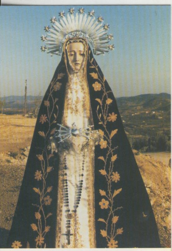 Postal 009242: Virgen Ntra Sra de los Dolores de la Soledad, Cehegin, Murcia