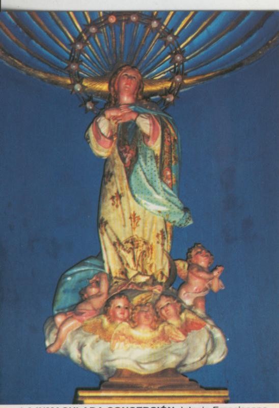 Postal 009244: Virgen La Inmaculada Concepcion, iglesia San Pedro de Jafa, israel