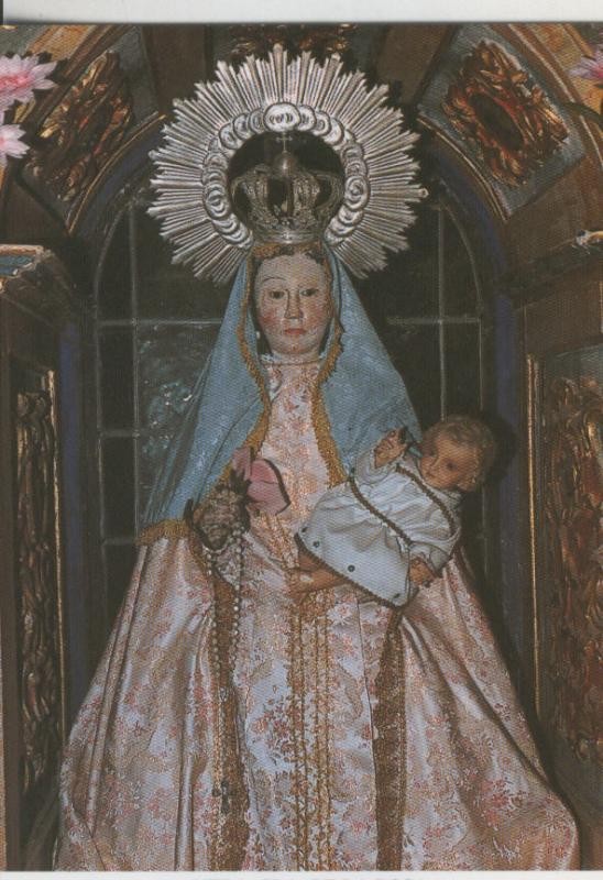 Postal 009254: Virgen Ntra Sra de La Rosa, patrona de La Cuesta, Segovia
