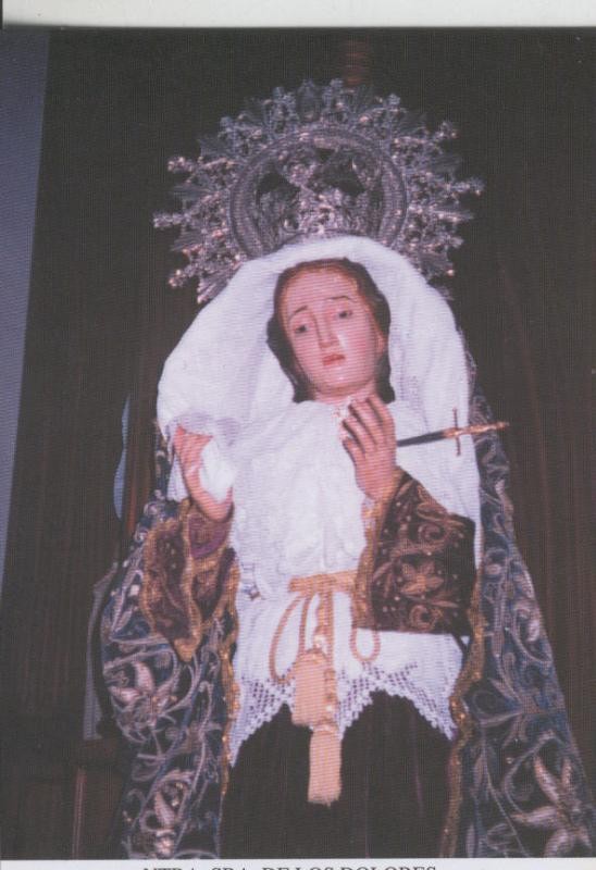 Postal 009257: Virgen Ntra Sra de los Dolores, parroquia de San Gregorio, Telde, Las Palmas