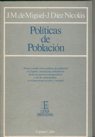 Politicas de Poblacion