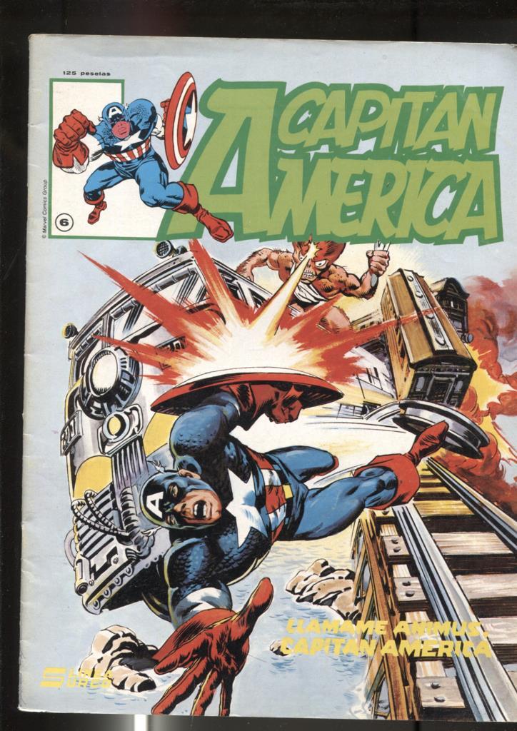 Surco: Capitan America numero 6 (numerado 1 en trasera)