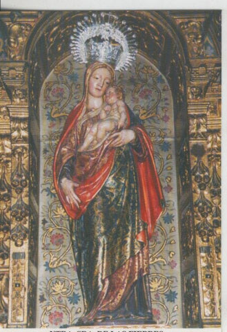 Postal 009272: Virgen Ntra Sra de las Fiebres, parroquia Sta Mª Magdalena, Sevilla