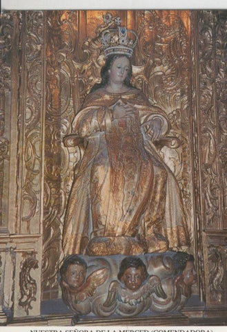 Postal 009280: Virgen Ntra Sra de la Merced, Basilica de la Merced, Jerez Frontera,Cadiz