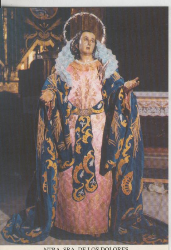 Postal 009288: Virgen Ntra Sra de los Dolores, parroquia de San Pedro, Murcia