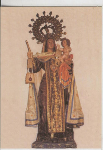 Postal 009320: Virgen Ntra Sra del Carmen, patrona de Gimialcon, Avila