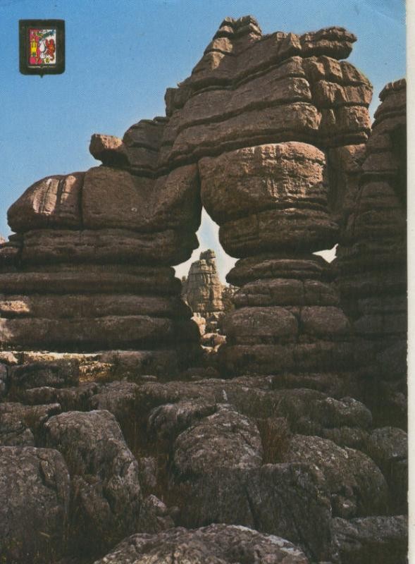 Postal 009366: El Torcal.El Arco, Antequera, malaga