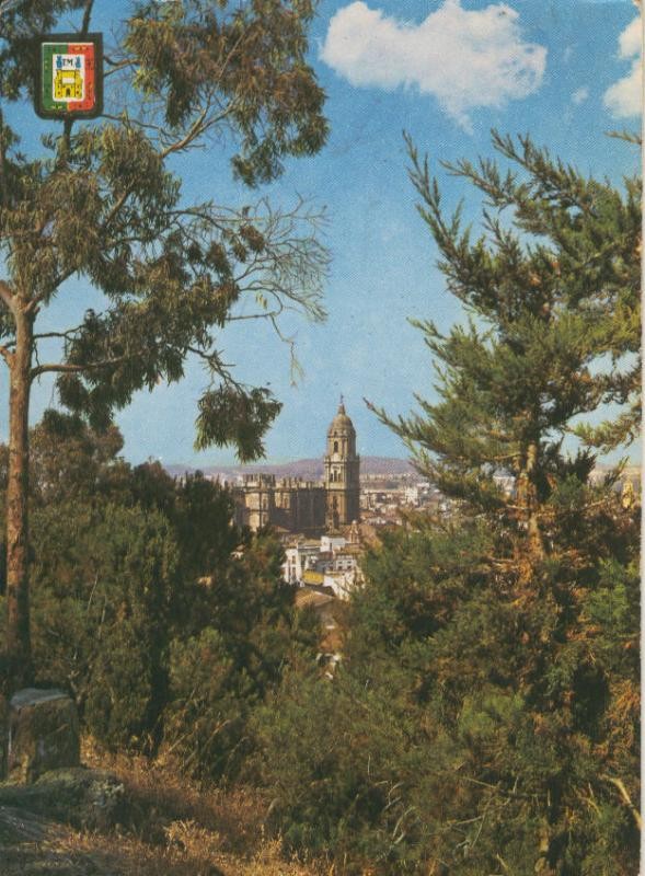 Postal 009371: Bajada de Gibralfaro, Malaga