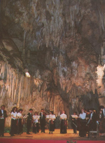 Postal 009376: Festival musica y danza en la cueva de Nerja, Malaga