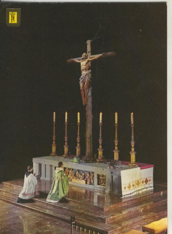 Postal 009377: Alta Mayor de la basilica de santa cruz del valle de los caidos