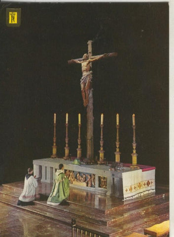Postal 009377: Alta Mayor de la basilica de santa cruz del valle de los caidos