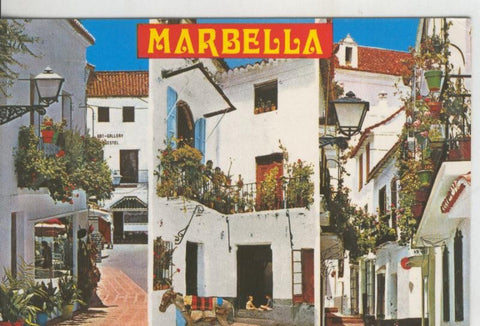 Postal 009394: calles tipicas de marbella, malaga