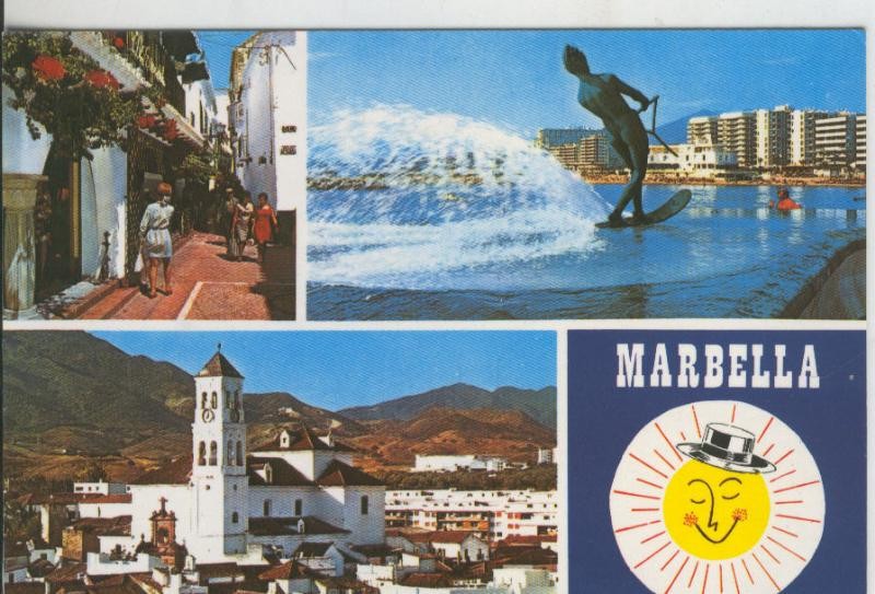 Postal 009406: Vistas varias de Marbella, malaga