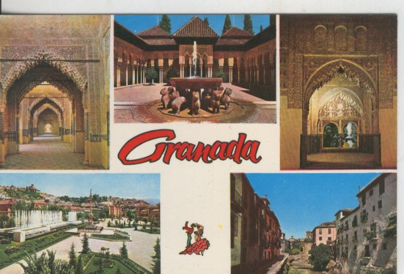 Postal 009418: Vistas varias de Granada