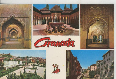 Postal 009418: Vistas varias de Granada