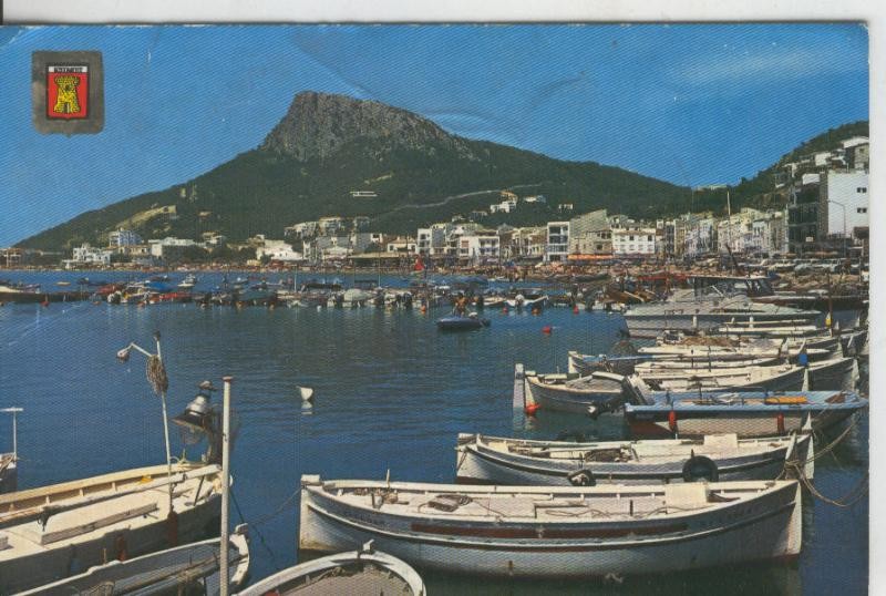 Postal 009420: Puerto y vista de Estartit, Costa Brava