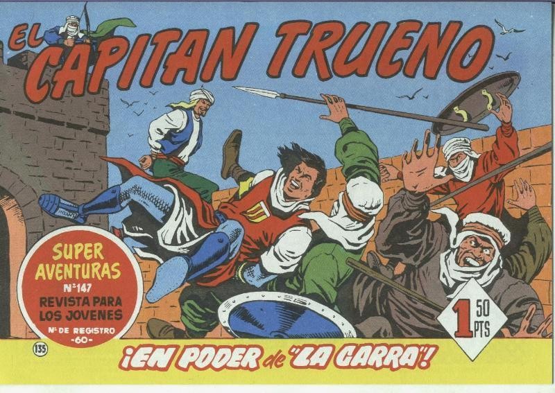 El Capitan Trueno facsimil numero 135: En poder de La Garra