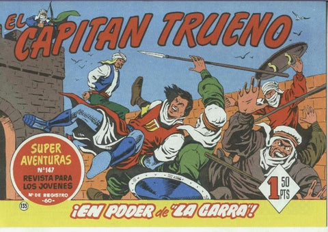 El Capitan Trueno facsimil numero 135: En poder de La Garra