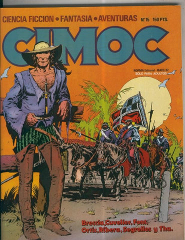 Cimoc revista numero 015: (numerado 1 en interior)