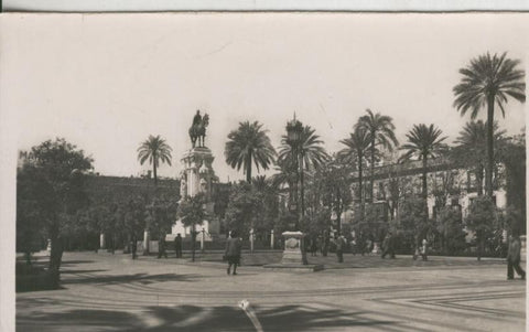 Postal 009551: Monumento al rey Fernando en plaza nueva de Sevilla