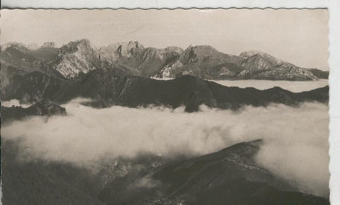 Postal 009573: Paisaje desde el parador nacional de turismo de Pajares, Asturias