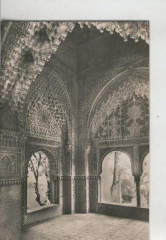 Postal 009601: Detalle del Mirador de la alhambra de Granada