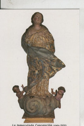 Postal 009633: Virgen La Inmaculada Concepcion, iglesia del carmen de Antequera, Malaga